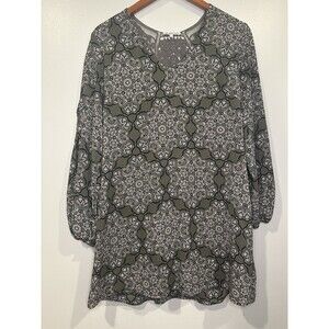 Charlotte Russe Womens Dress Small Paisley Crochet Hippie Boho Festival Y2K